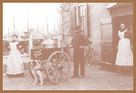 melkkar van de familie W. Boor in Burgh, 1907